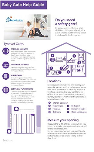 White Extra-Wide Baby Safety Gate X532719