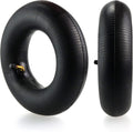 2 Pack Heavy Duty Replacement Inner Tubes with TR-13 Straight Metal Air Valve Stem A8509