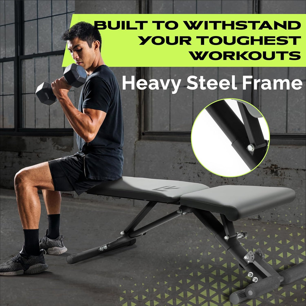 Adjustable Folding Weight Bench F18624