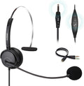 Wired PC Headset with Noise Cancelling Microphone and Volume Control H579032
