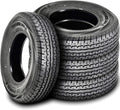 Set of 4 Trailer Radial Tires ST205/75R15 Load Range D 8-Ply BSW O755190