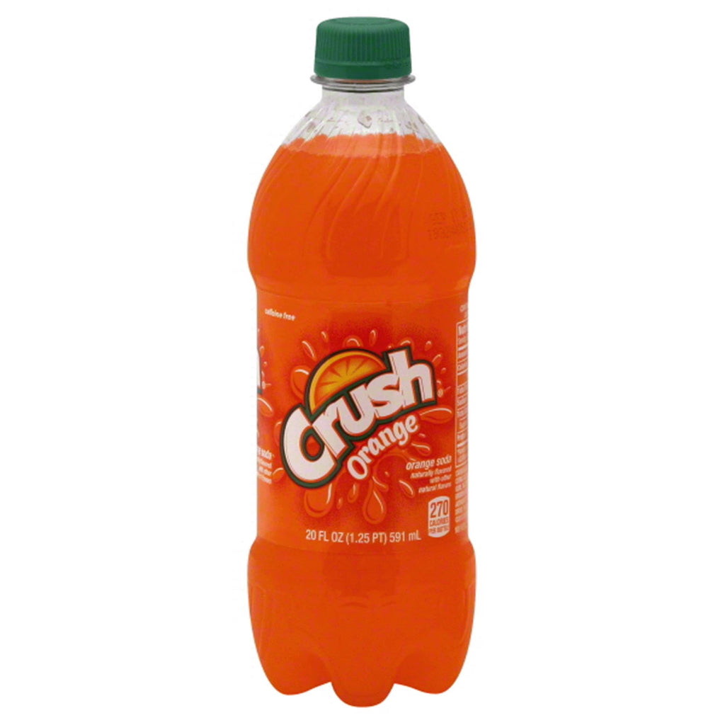 Crush Orange Soda 20oz Bottles, Quantity of 24 G142