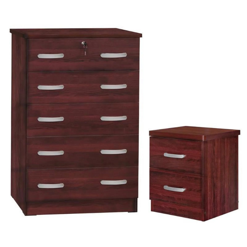 Mahogany Dresser & Nightstand Set V251