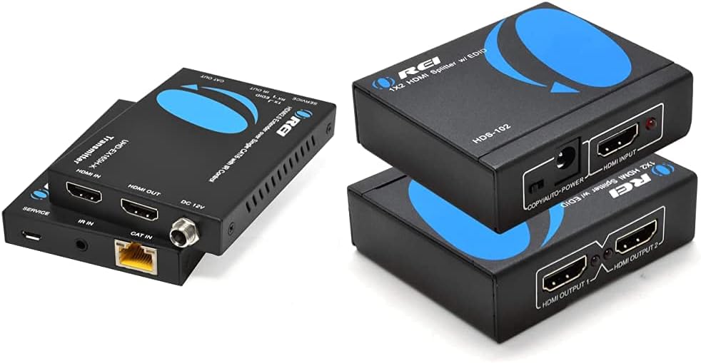 HDMI Extender UltraHD Over Single Cat6/Cat7 Cable 4K @ 60Hz with HDR & IR Control D888979