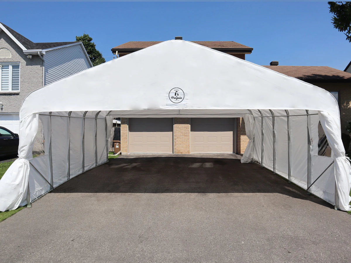 Double Car Shelter 18 ft x 20 ft E5123