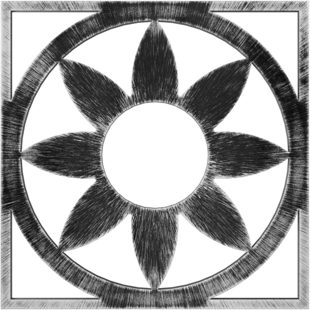 34x22OD x 11 3/4x22ID x 1x22P PVC Pierced Ceiling Medallion I2011