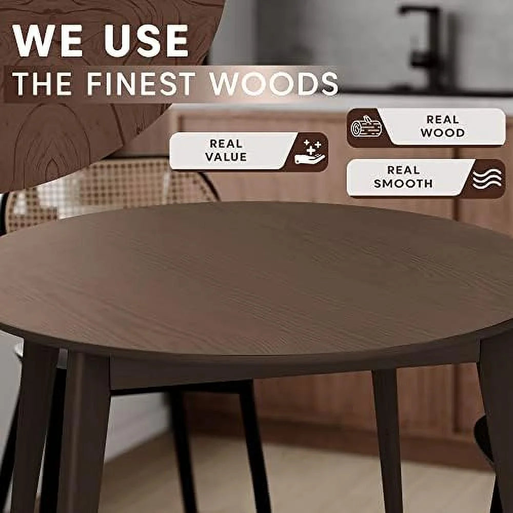Round Solid Wood Dining Table 40 inch G634
