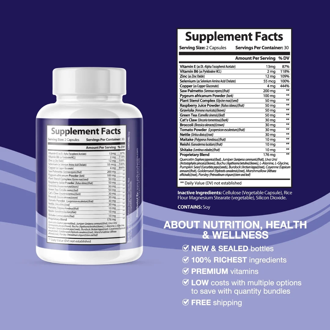 120 Capsules Prostate Support A685995