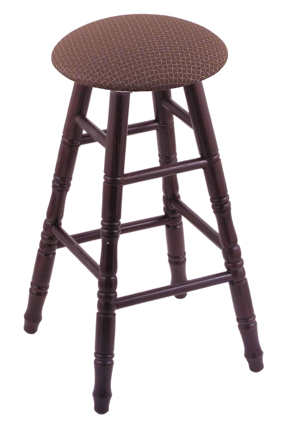 Dark Cherry Oak Extra Tall Bar Stool with Willow Seat T705060