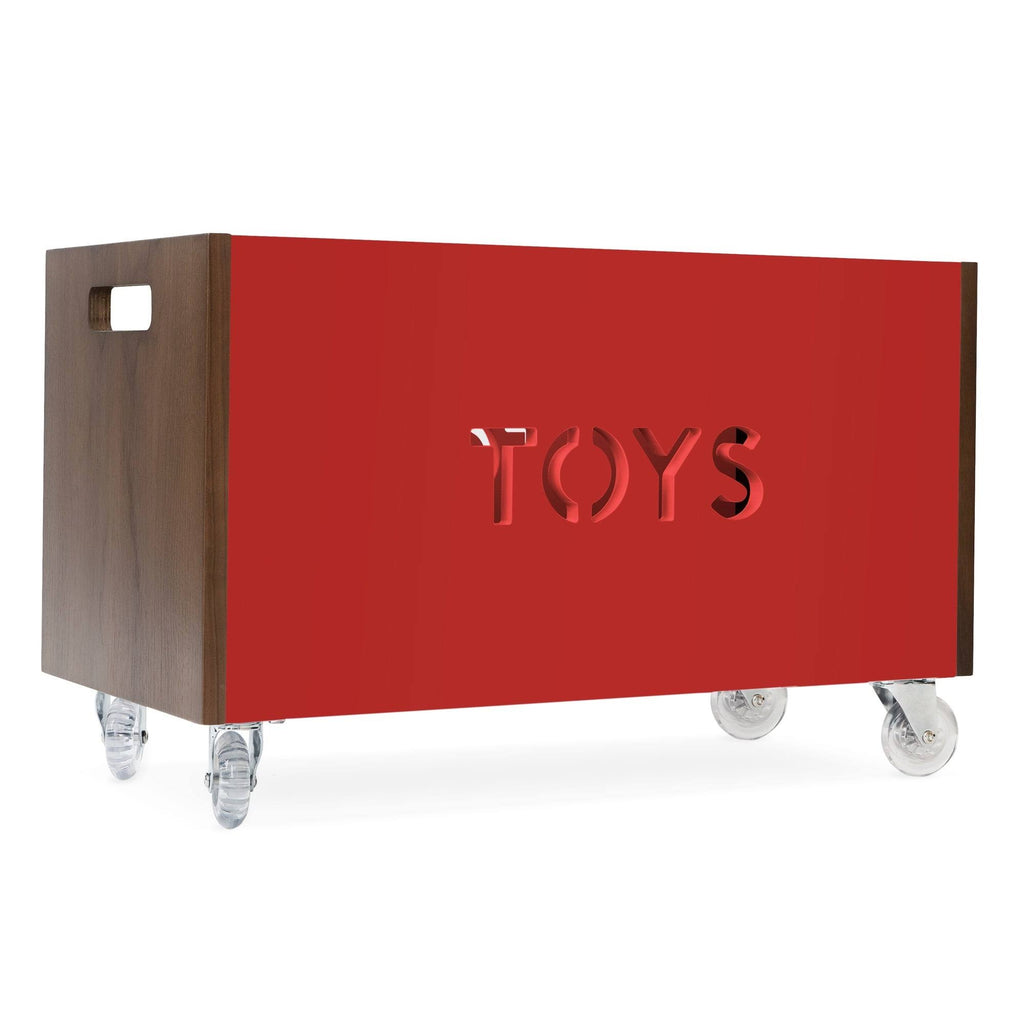 Pink Toy Box Chest on Casters W762314