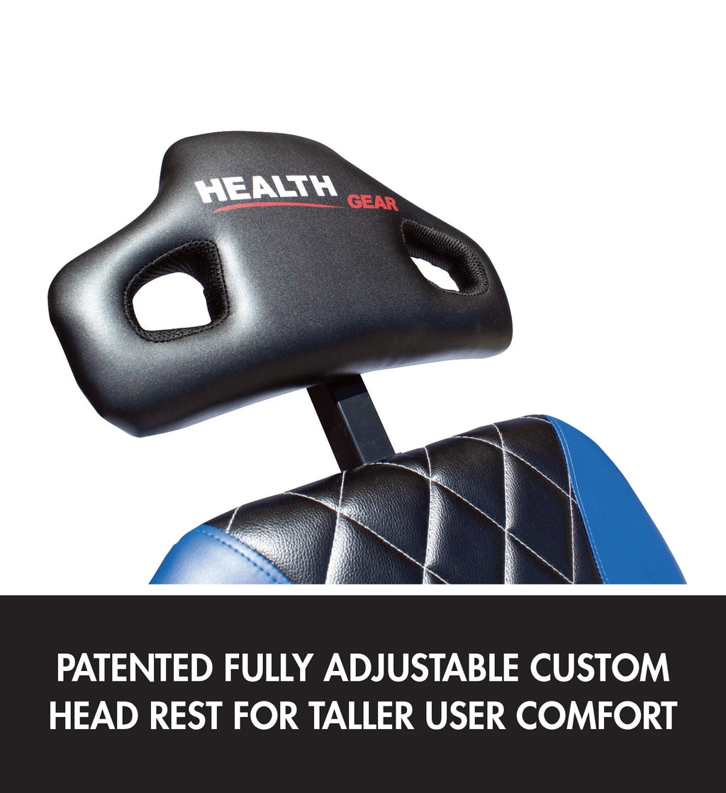 Blue Heat and Vibration Massage Inversion Table T3926