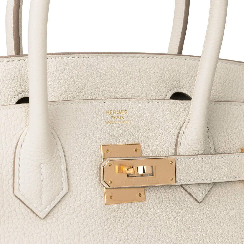 Birkin 30 Craie Togo Rose Gold Hardware Q6697