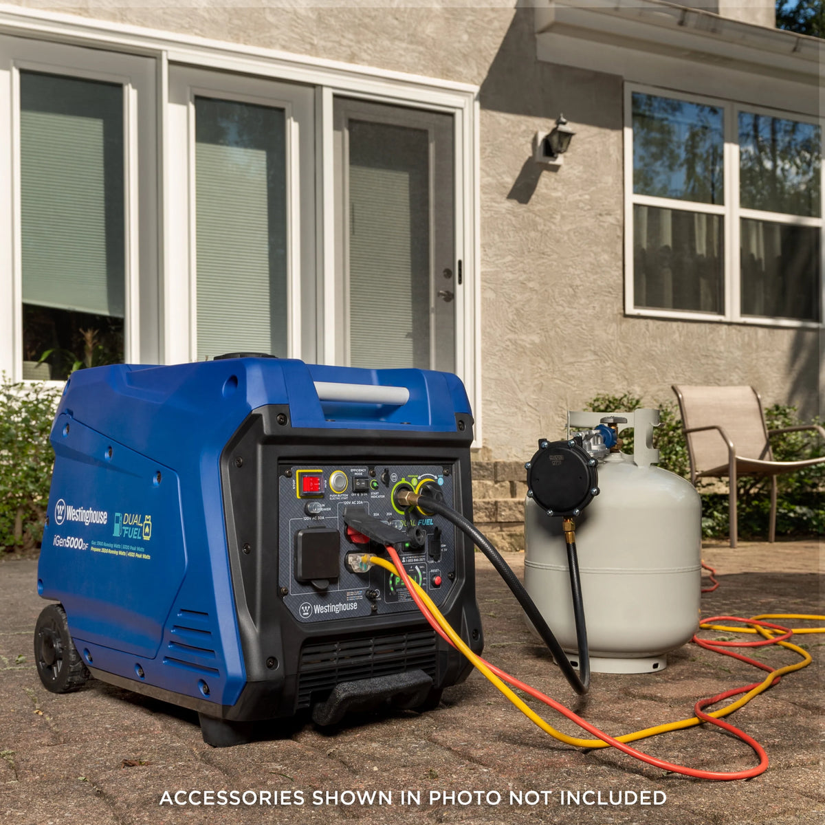 5000 Peak Watt Dual Fuel Portable Inverter Generator G2417