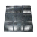 Black Rubber Kitchen Mats 4 Pack K831