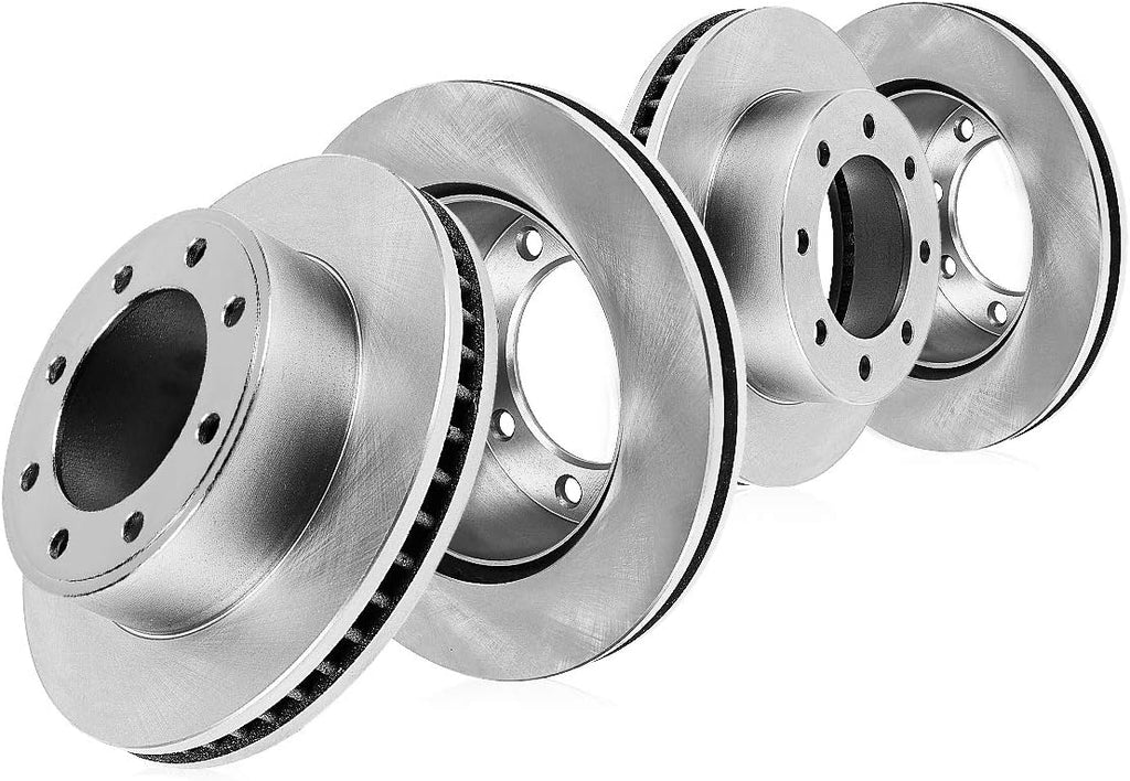 8 Lug Front and Rear Rotors for Dodge Ram 3500 Q921