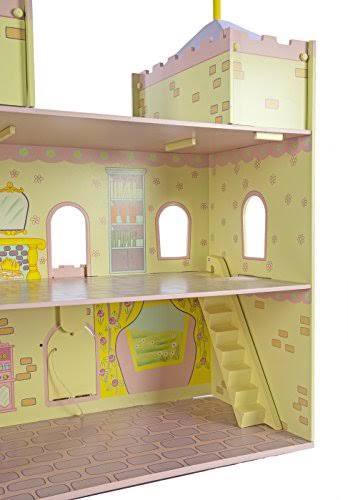 Wooden Fairytale Castle on Lazy Susan X816287