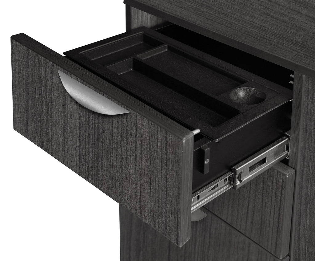 Mahogany Deskside Box File Cabinet S59145