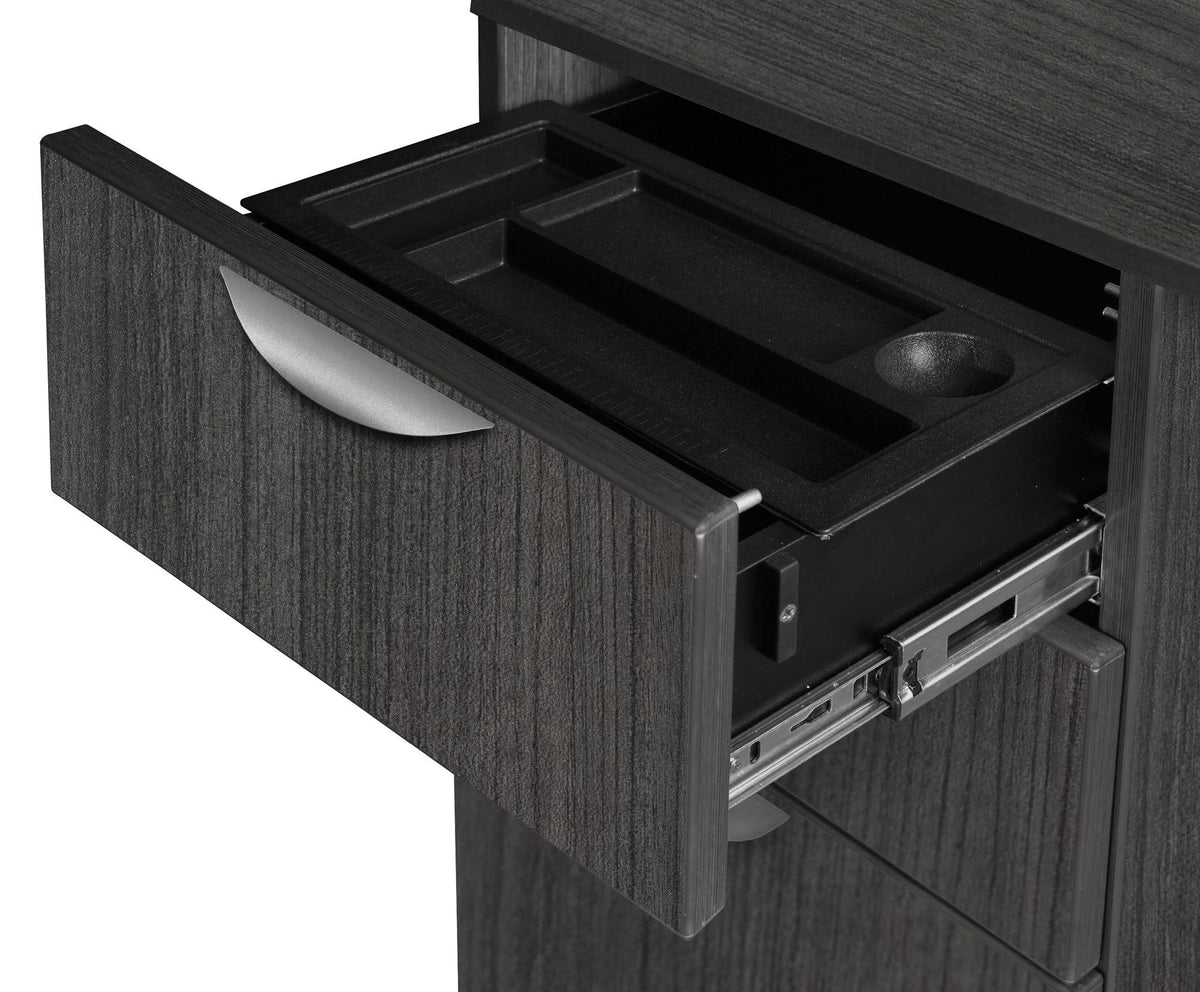 Mahogany Deskside Box File Cabinet S59145