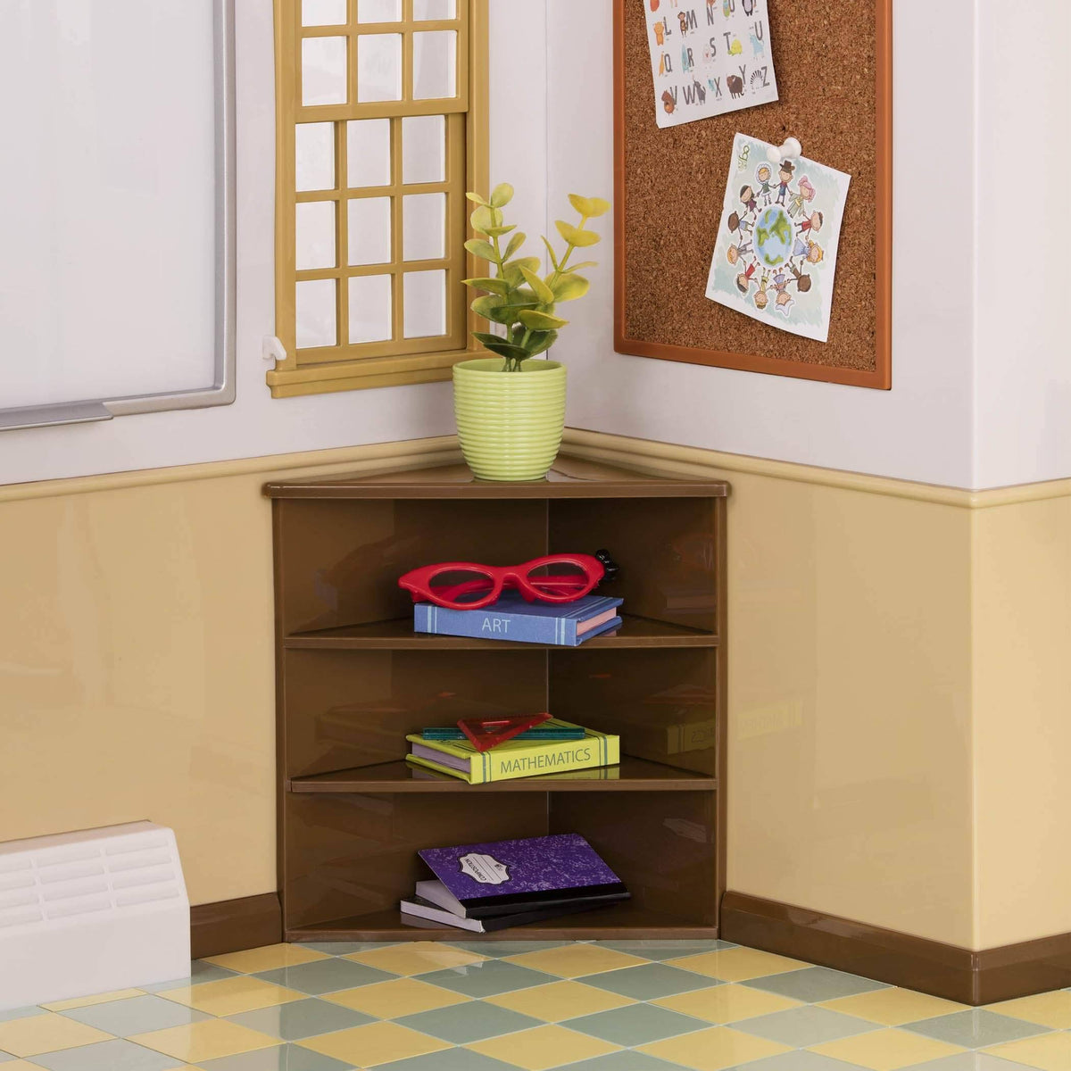 School Room for 18 in Dolls P3735
