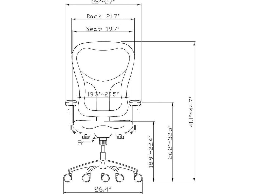 Black Executive High-Back Chair C25748