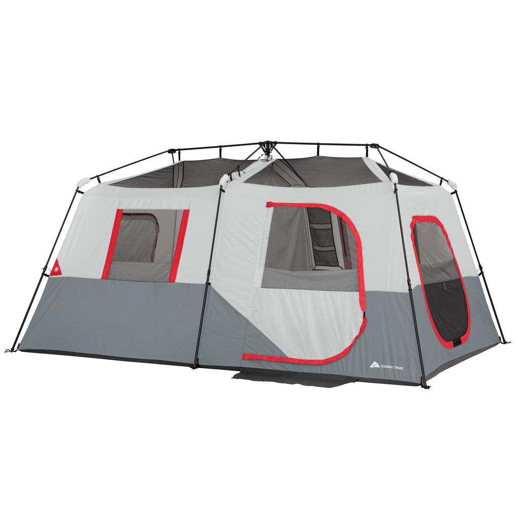 13' x 9' 8-Person Instant Cabin Tent with LED Lights A57632