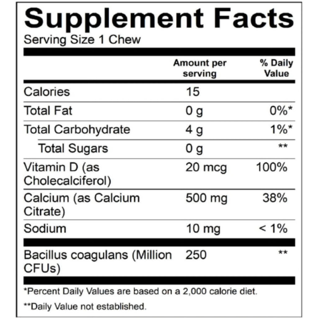 Chewable Bariatric Multivitamin Calcium Citrate 1-Month Supply I9153