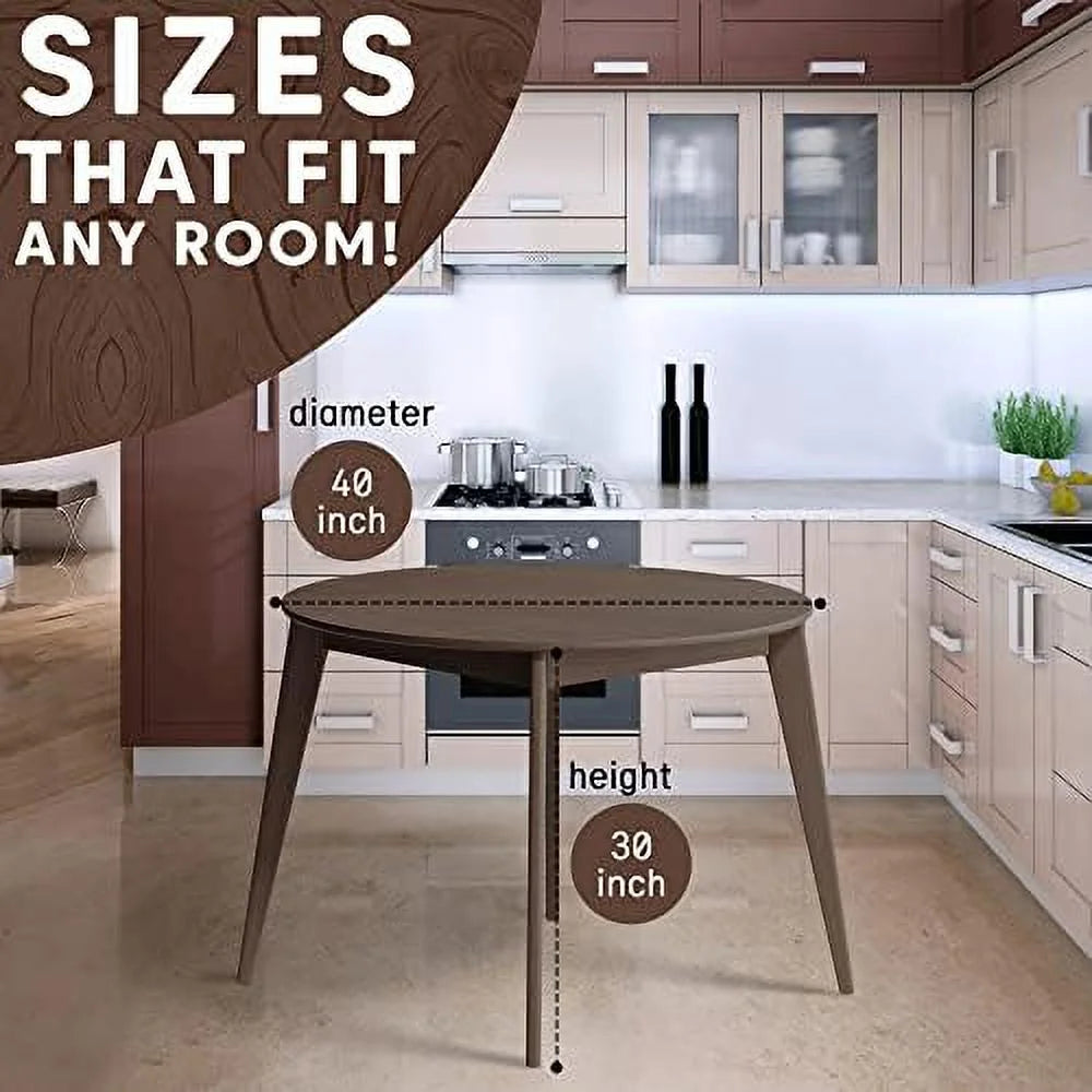 Round Solid Wood Dining Table 40 inch G634