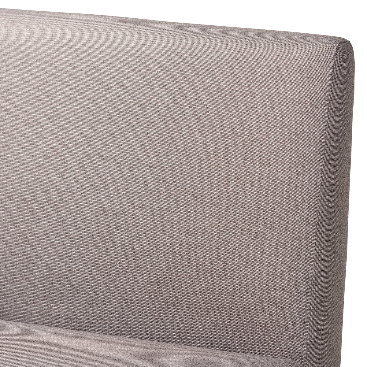 Grey Fabric Upholstered 4-Piece Dining Nook Set C1630