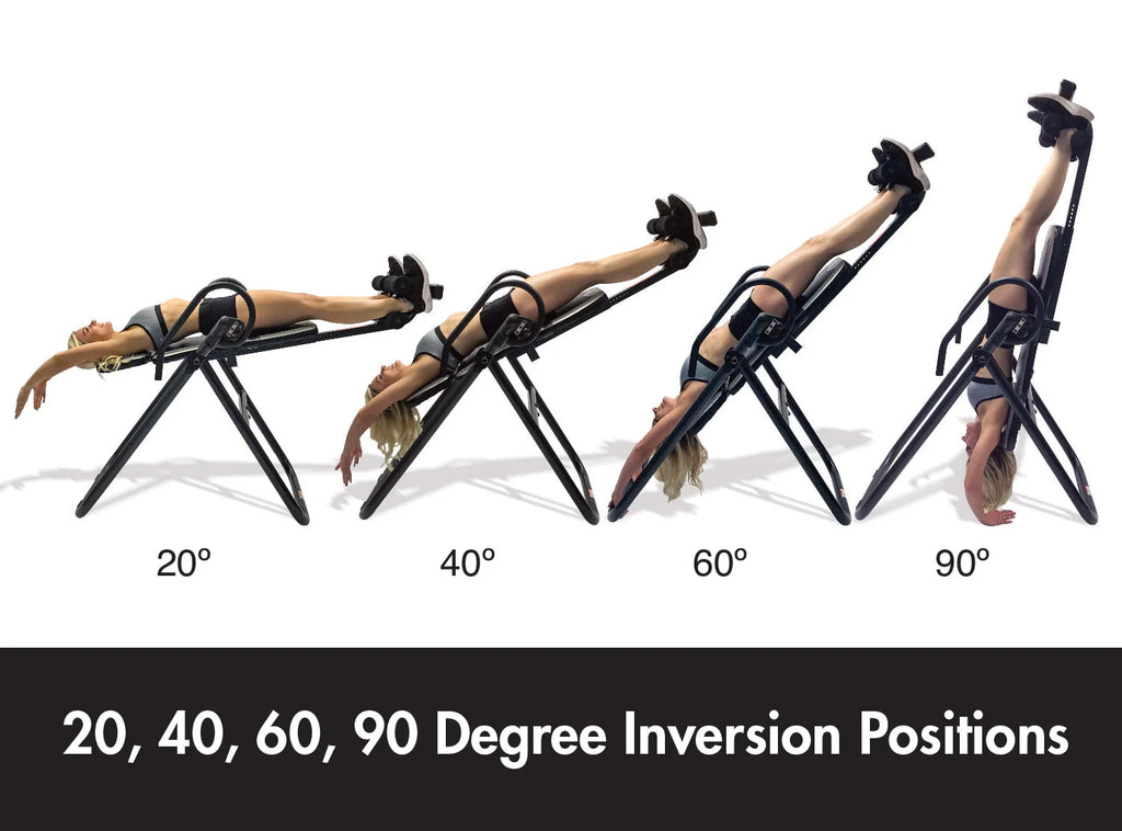 Blue Heat and Vibration Massage Inversion Table T3926