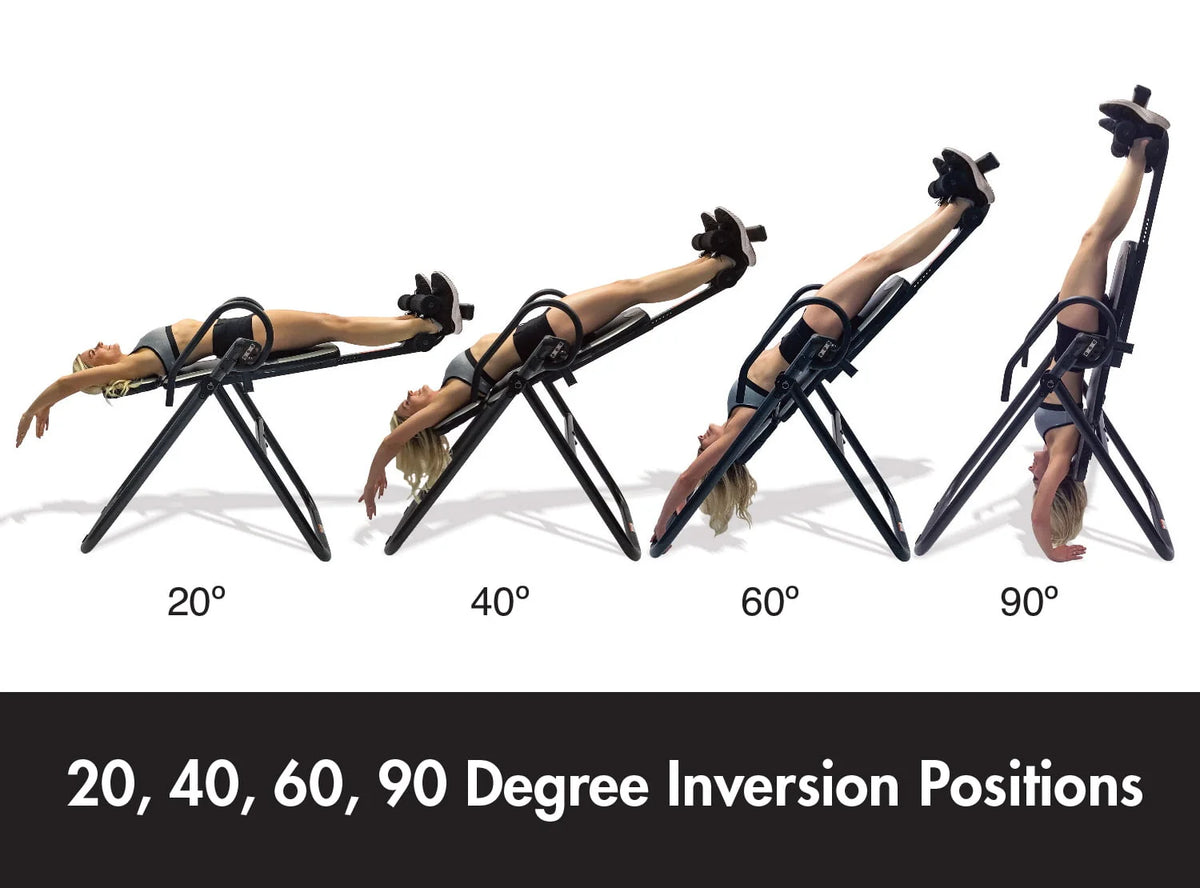 Blue Heat and Vibration Massage Inversion Table T3926