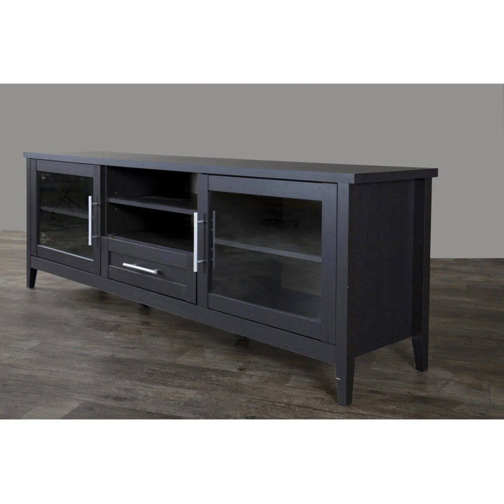 71" Espresso Wood TV Stand U5916
