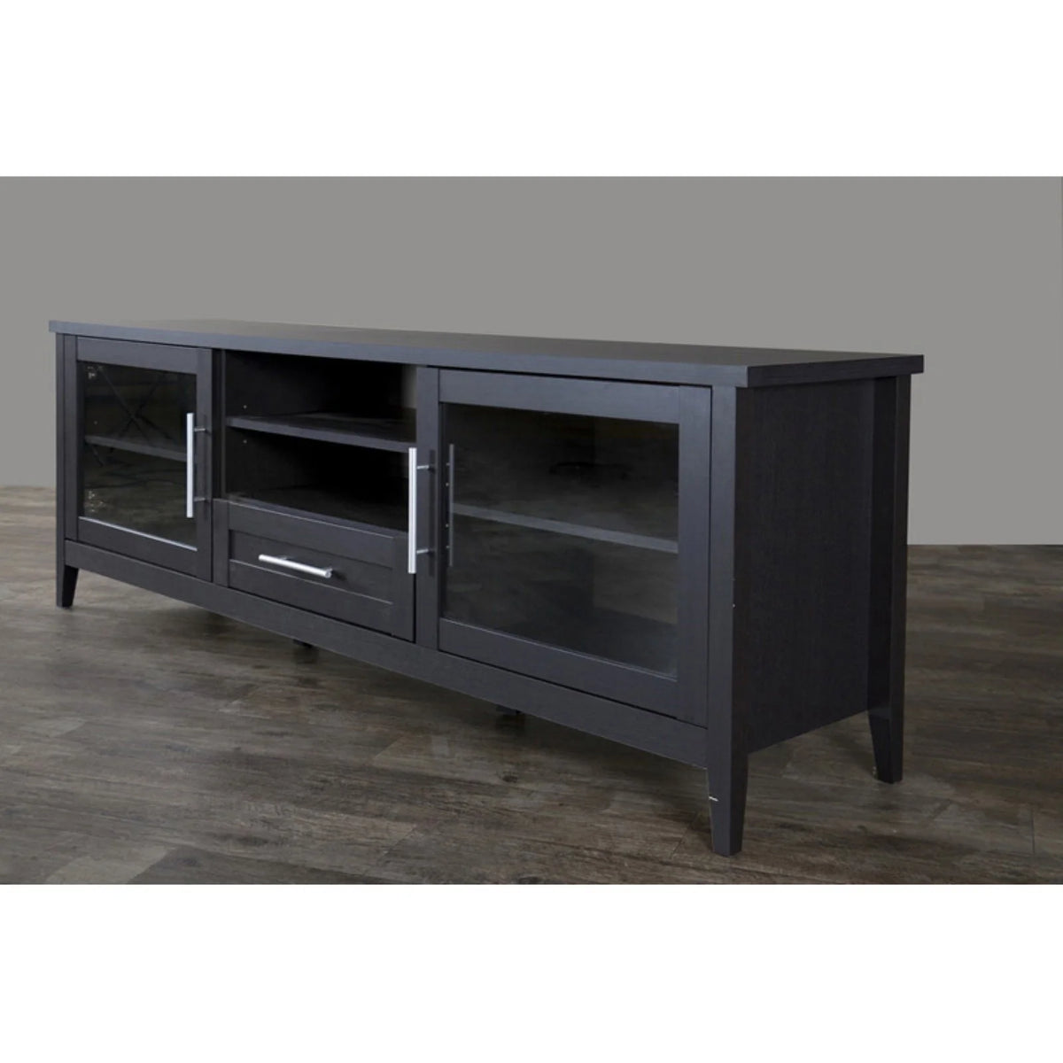 71" Espresso Wood TV Stand U5916