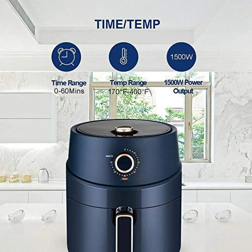 Navy Blue 3.7 Quart Air Fryer Oven W829398