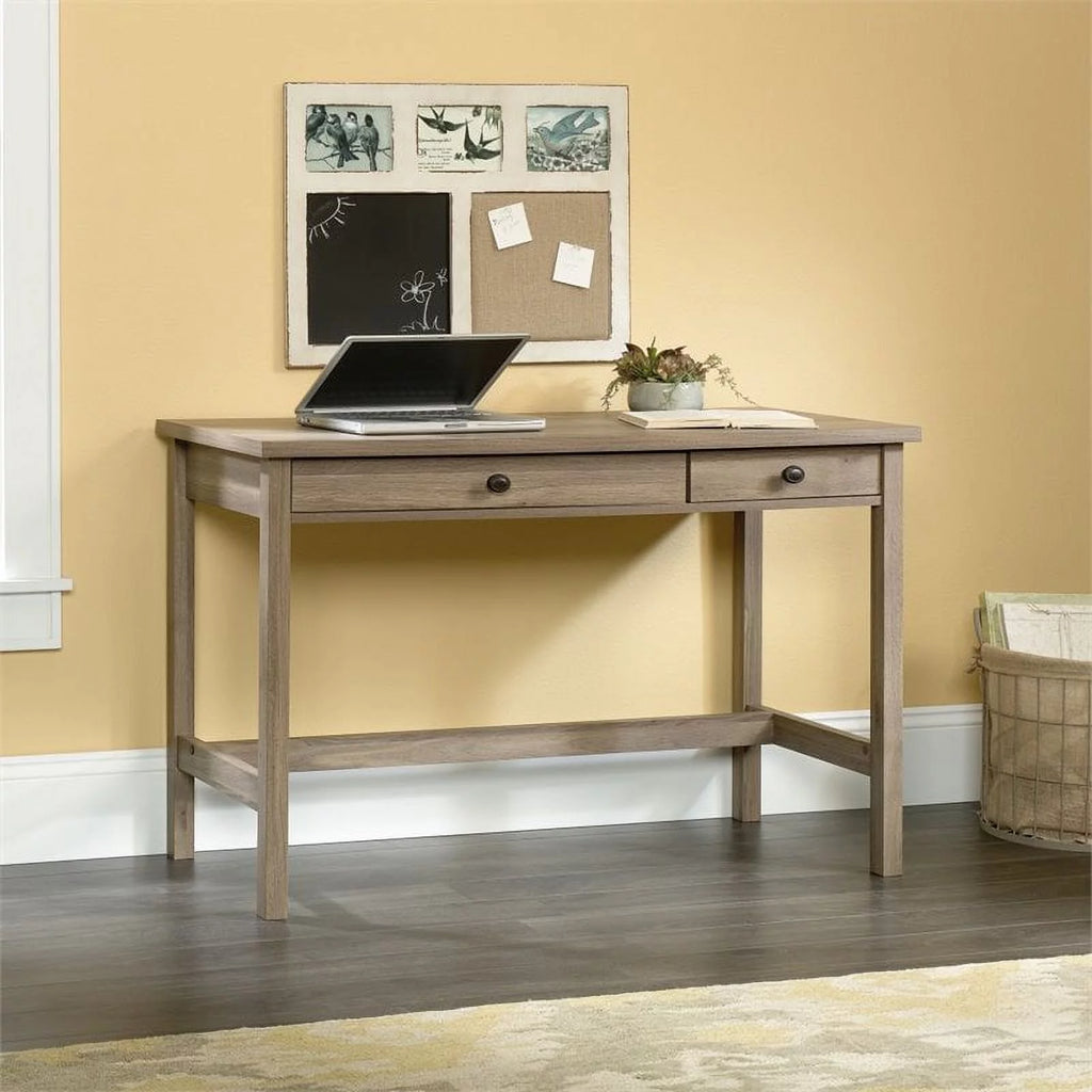 Salt Oak 2-Drawer Engineered Wood Writing Desk I31959