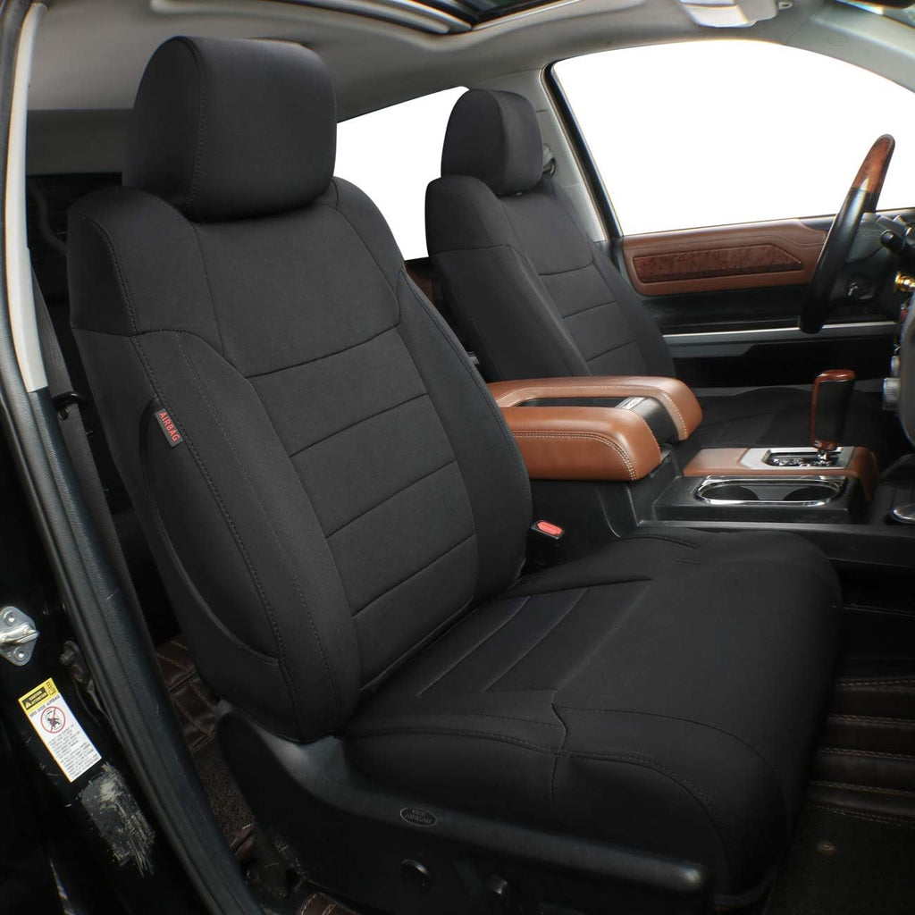 Black Leatherette Custom Fit Seat Covers M618