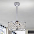 16 Inch Chrome Polish Crystal Fandelier M682910