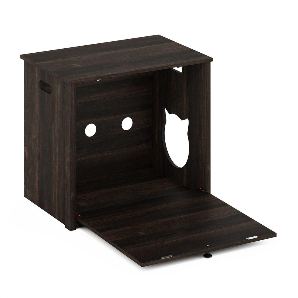 Small Cat Litter Box Enclosure with Single Door L38531