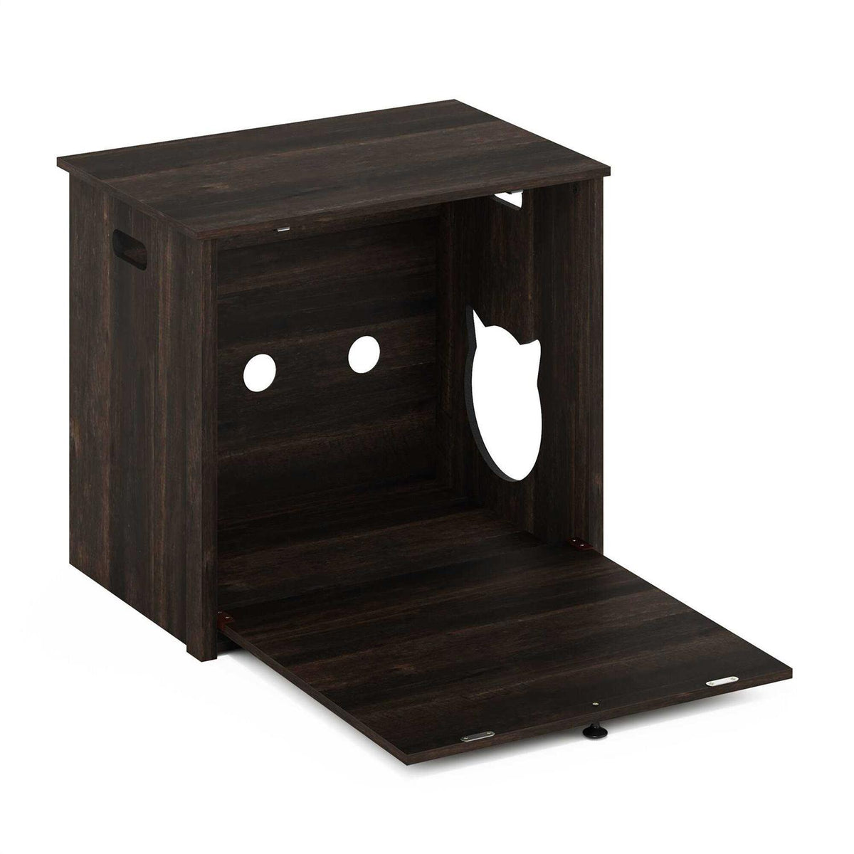 Small Cat Litter Box Enclosure with Single Door L38531
