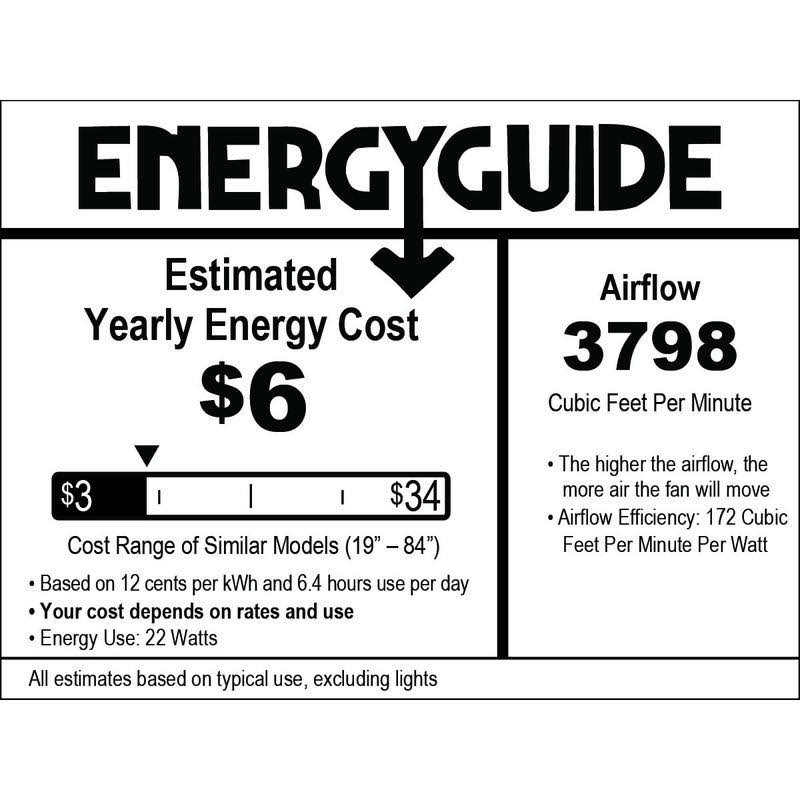 White LED Ceiling Fan S6600