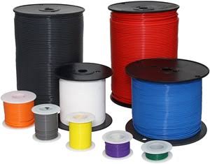 Gray 20 Gauge PTFE High Temperature Stranded Wire, 1000 ft. D98515