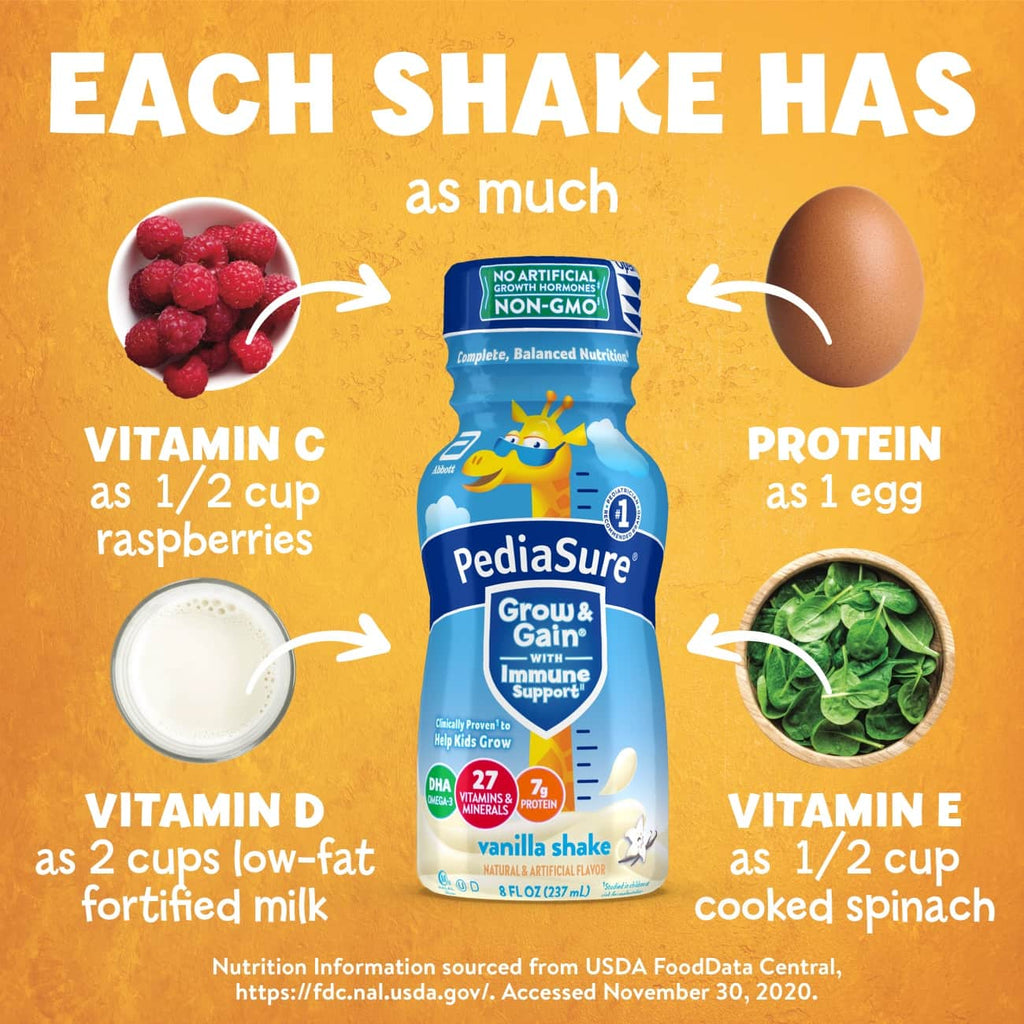 Vanilla Kids Protein Shake, 8-fl-oz Bottle, 4-6 Count K3655