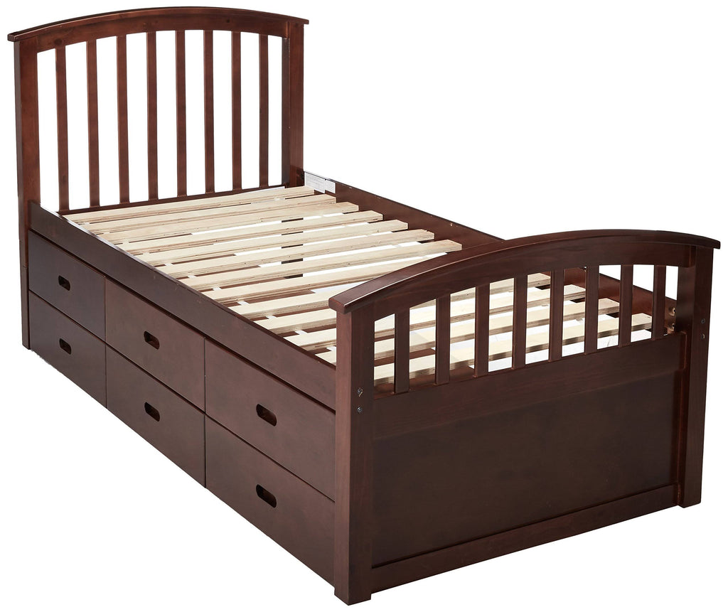 6 Drawer Twin Storage Bed Q74196