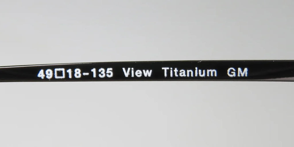 Titanium Half-Rim Eyeglasses A74134