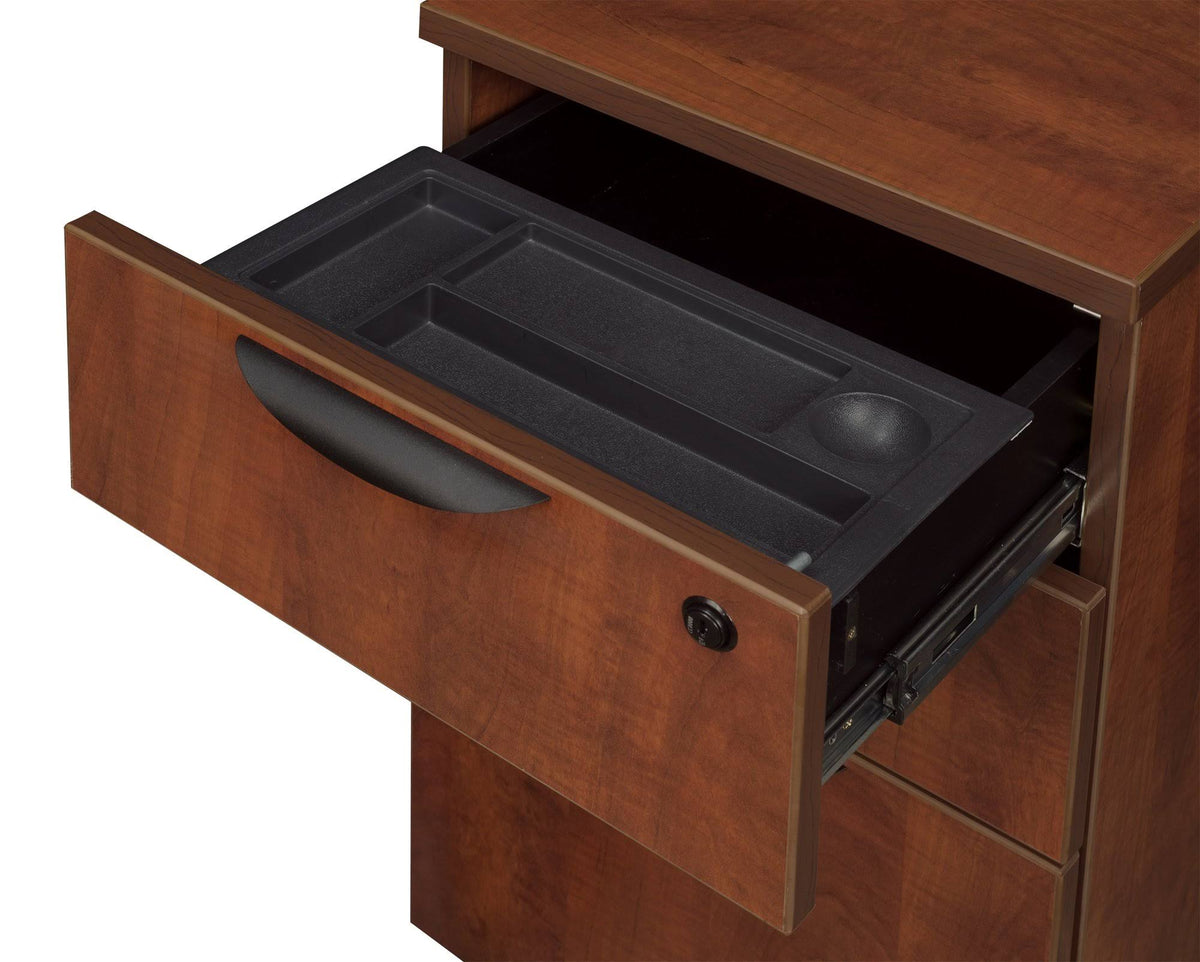 Mahogany Deskside Box File Cabinet S59145