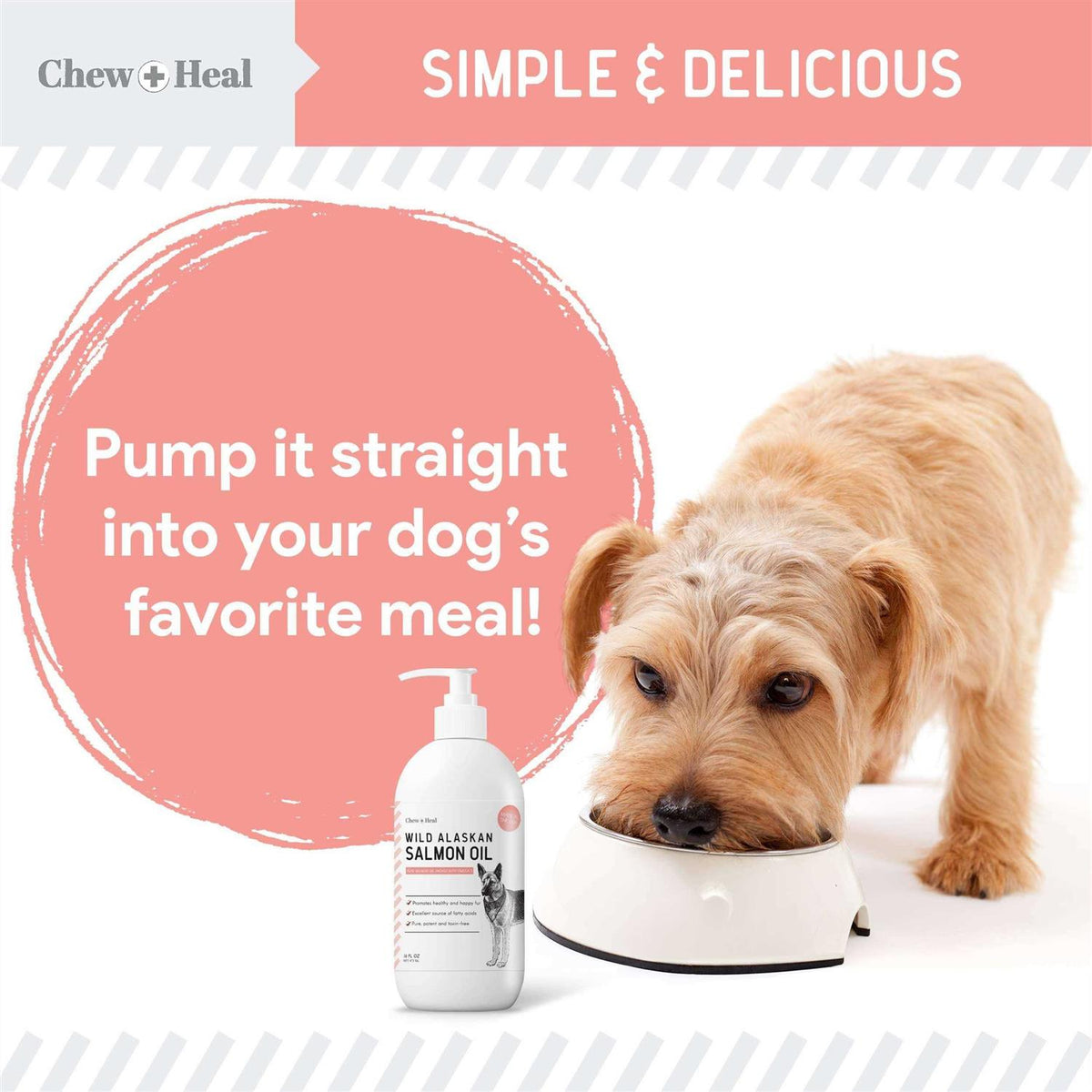 Pure Wild Alaskan Salmon Oil for Dogs S556668