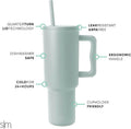 40oz Stainless Steel Lidded Tumbler K8174