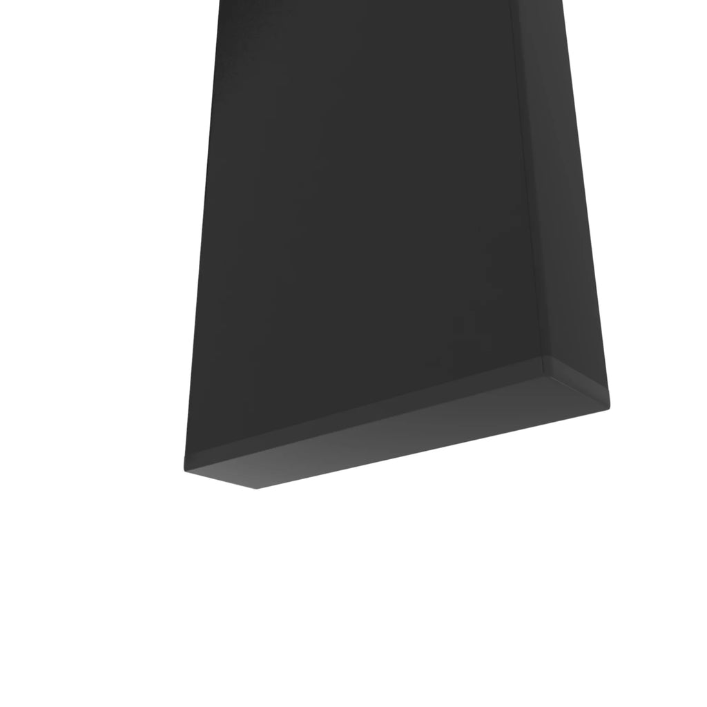 Black Rectangular Tempered Glass Dining Table I93047