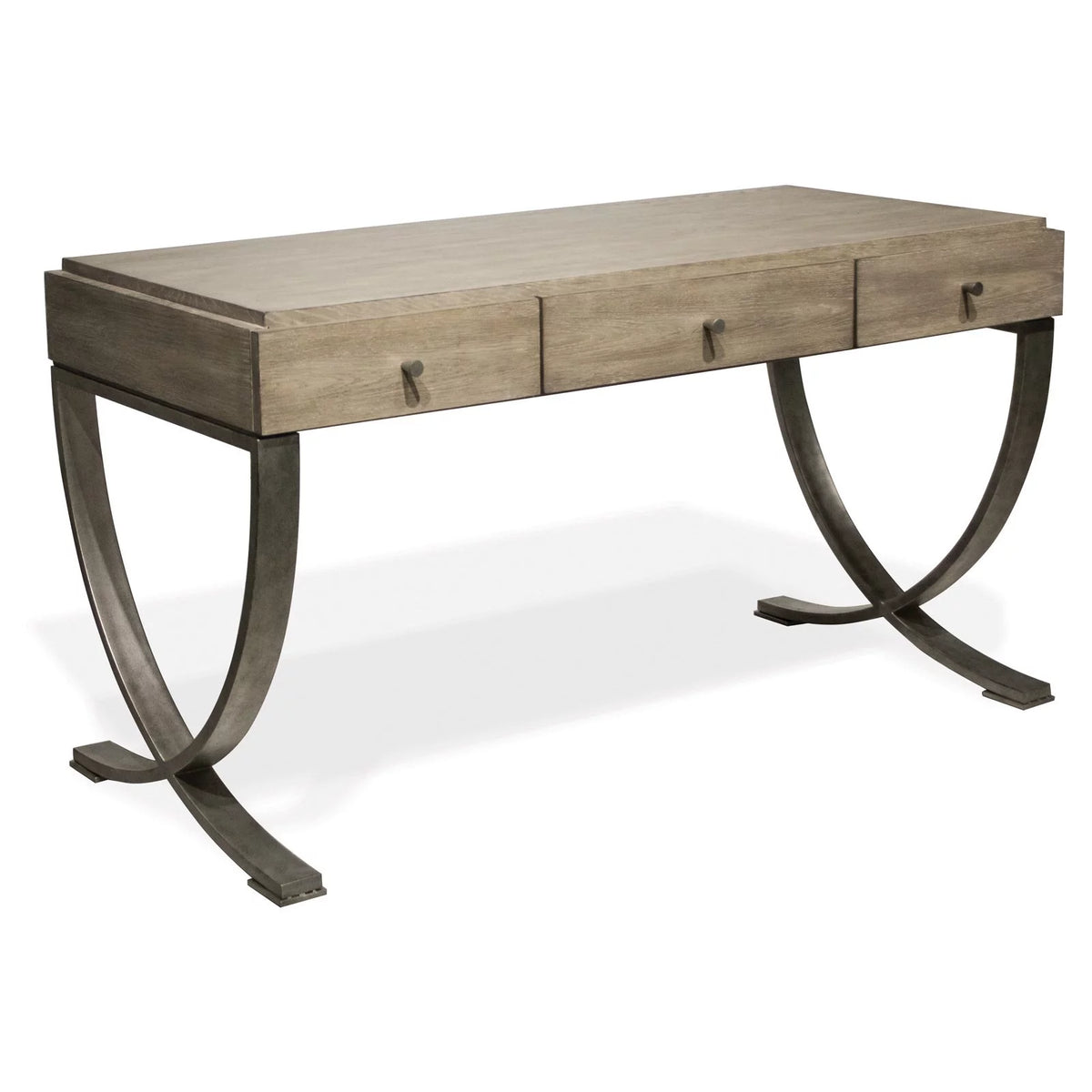 Wood and Metal Writing Desk B7863
