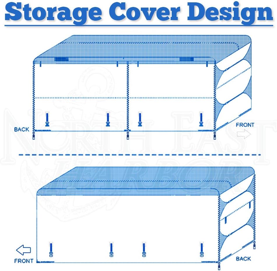 Gray RV Cover for 22'-24' Travel Trailer Camper W982930