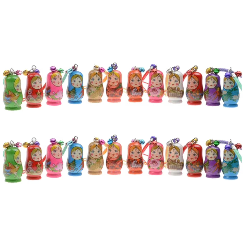 24 Pcs Russian Wooden Nesting Dolls Matryoshka L51207